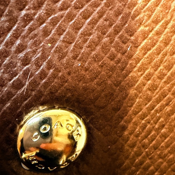 Coach Black and Bronze Satchel - Picture 3 of 15